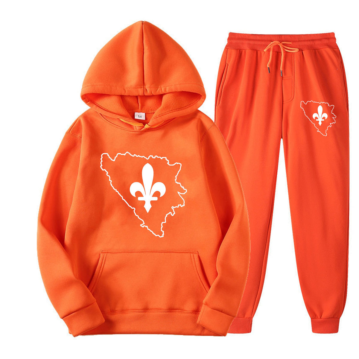 Granice Bosne | Set Duks i Trenerka sa motivom ljiljana â€“ patriotski simbol Bosne i Hercegovine