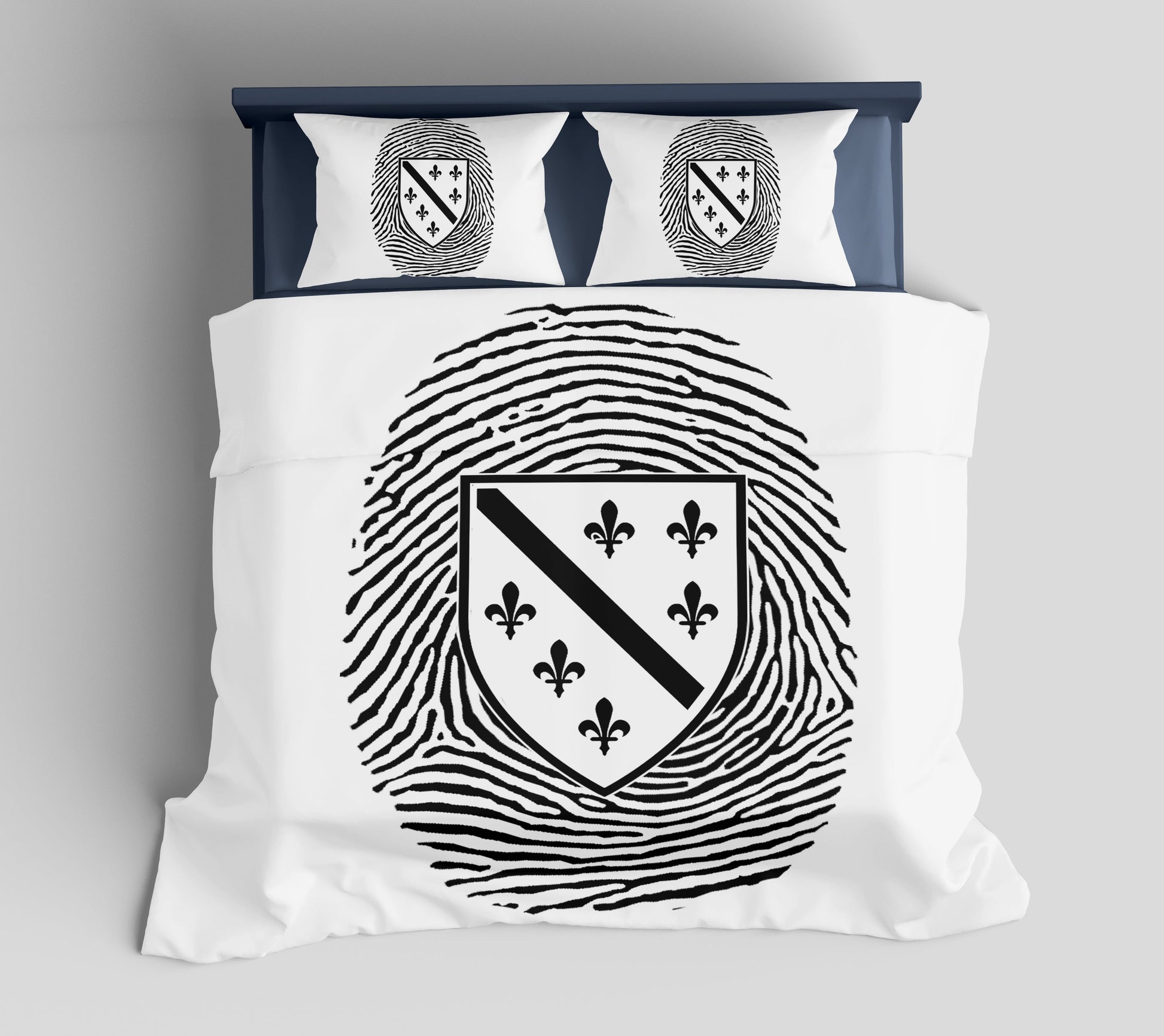 otisak rbih | posteljina – posteljina sa grbom rbih