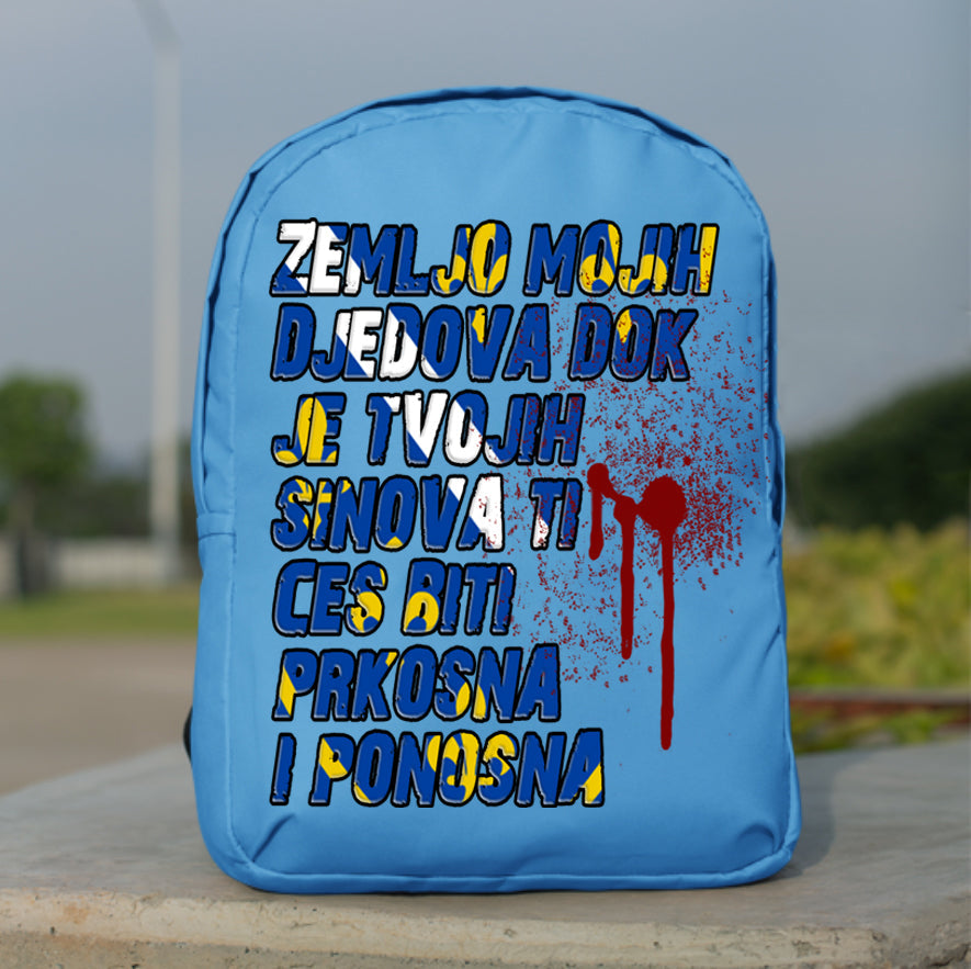Zemljo mojih djedova | Ruksak sa motivom ljiljana â€“ patriotski simbol Bosne i Hercegovine
