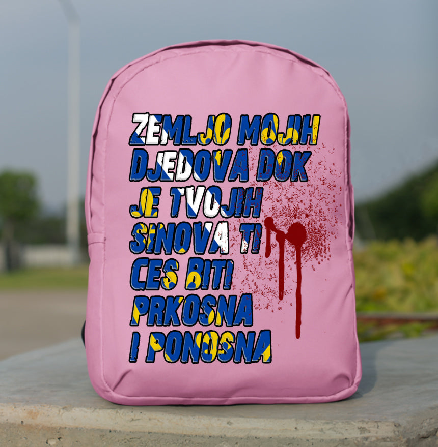 Zemljo mojih djedova | Ruksak sa motivom ljiljana â€“ patriotski simbol Bosne i Hercegovine