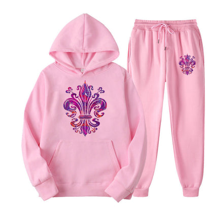 Ljubicasti ljiljan | Set Duks i Trenerka sa motivom ljiljana â€“ patriotski simbol Bosne i Hercegovine