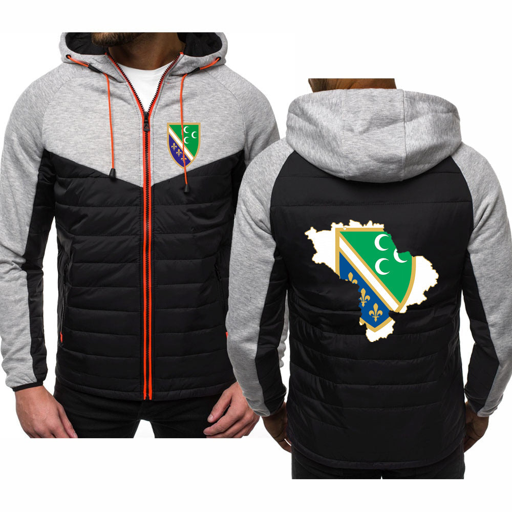 Sandžak | Jesenja jakna sa motivom ljiljana â€“ patriotski simbol Bosne i Hercegovine