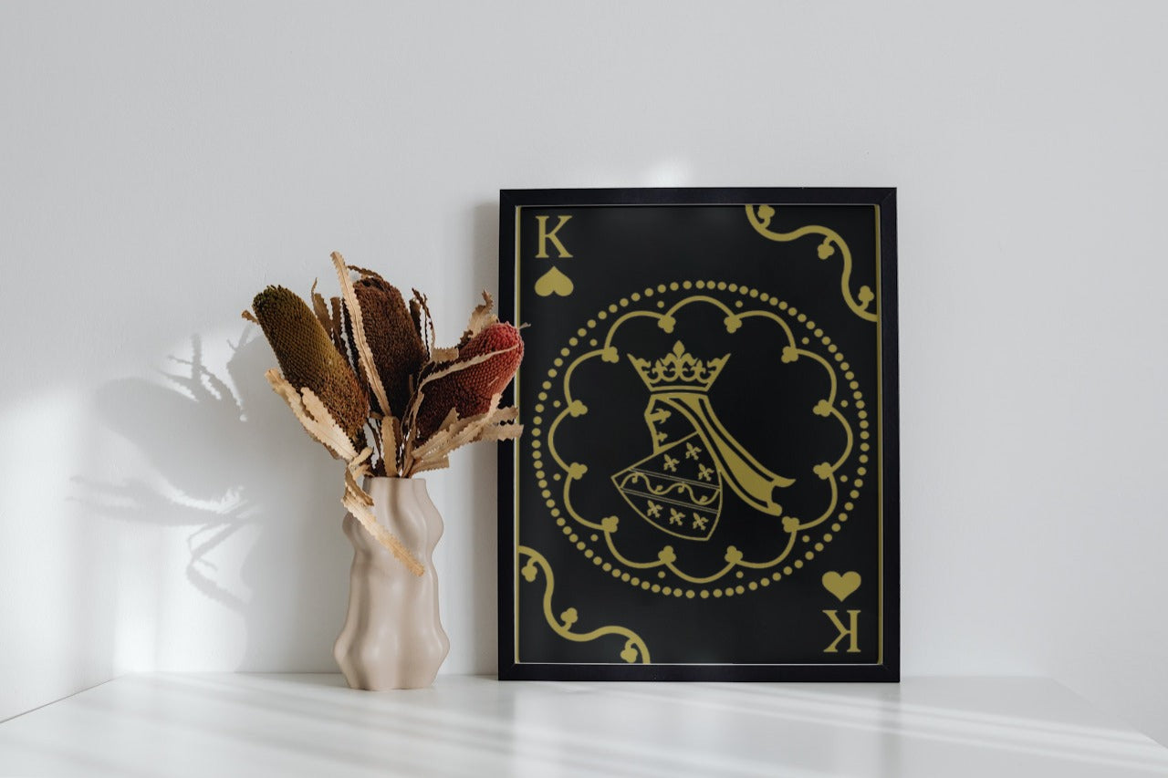 Kotromanići The Kings | Slika (poster) sa motivom ljiljana – patriotski simbol Bosne i Hercegovine