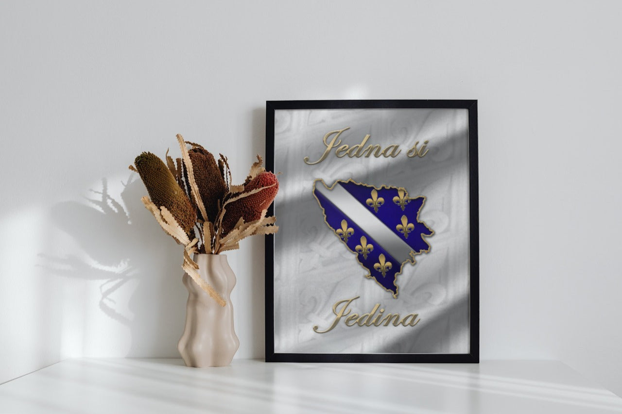 jedna si jedina | slika (poster) – slika sa simbolom pjesme jedina si jedina