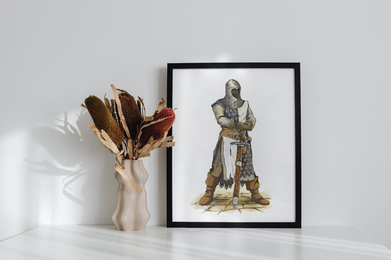 vitez bosanski | slika (poster) – slika sa motivima bosanskog viteza