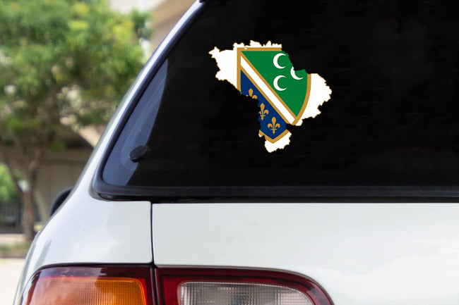 sandžak | naljepnica u boji €“ stiker naljepnica iz moja bosna shop