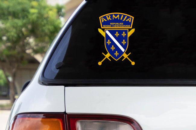 armija bih | naljepnica u boji €“ stiker naljepnica sa motivima armije bih