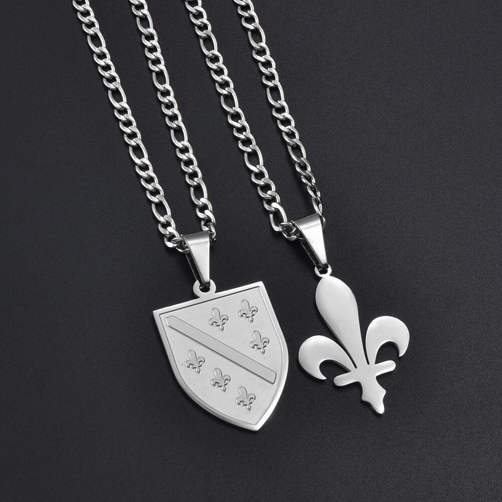 rbih i ljiljan | tri pa jedan lanac – lančić sa ljiljanom, simbol Bosne