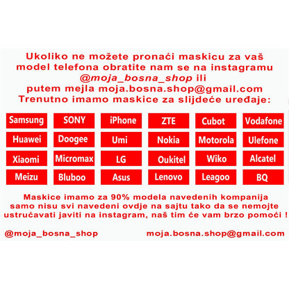 Ljiljan | Maskica za telefon sa motivom ljiljana – patriotski simbol Bosne i Hercegovine