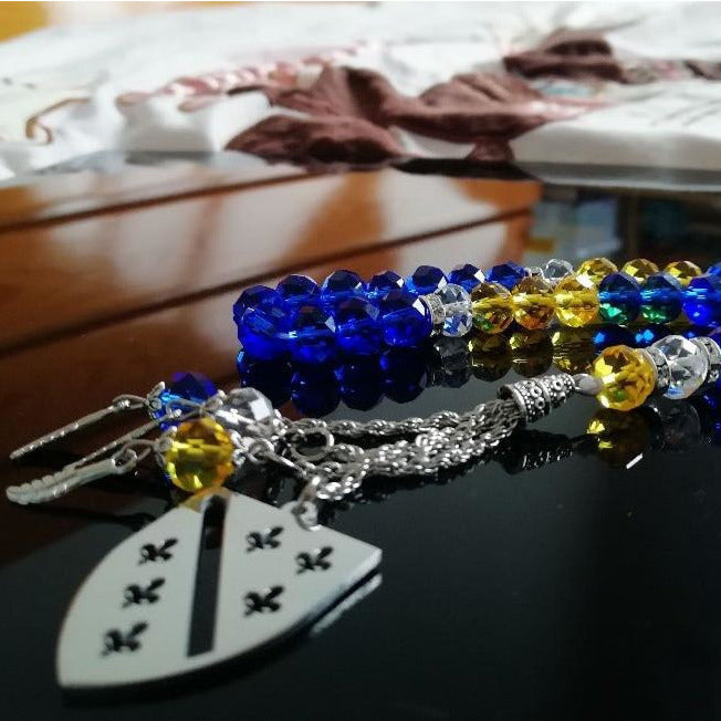 Zastava RBiH | Ukrasni tespih sa motivom ljiljana – patriotski simbol Bosne i Hercegovine