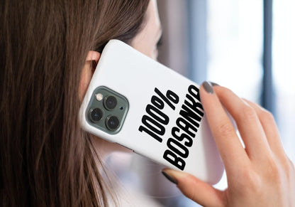 100% Bosanka | Maskica za telefon sa motivom ljiljana – patriotski simbol Bosne i Hercegovine