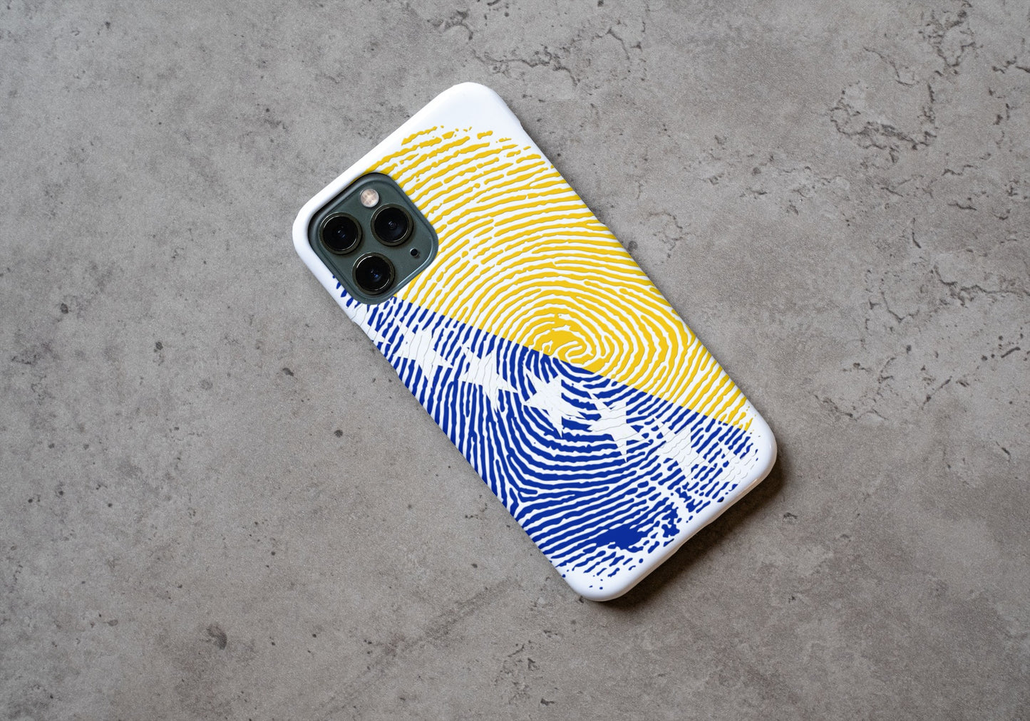 Otisak Bosna | Maskica za telefon sa motivom ljiljana – patriotski simbol Bosne i Hercegovine