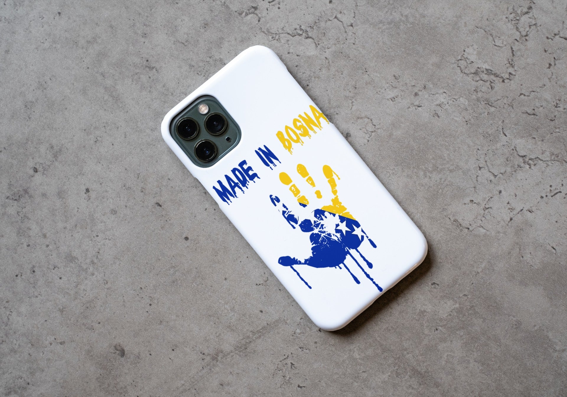 Made in Bosna | Maskica za telefon sa motivom ljiljana – patriotski simbol Bosne i Hercegovine