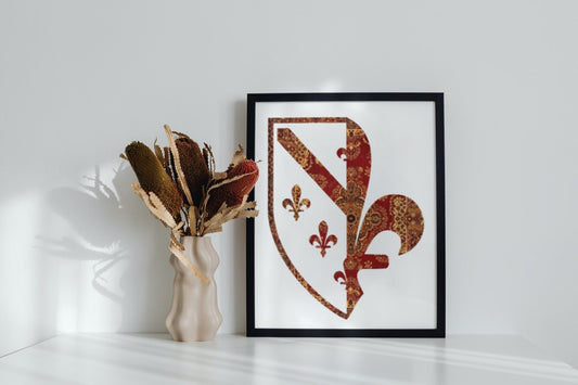 ljiljani | slika (poster) – slika sa simbolima ljiljana