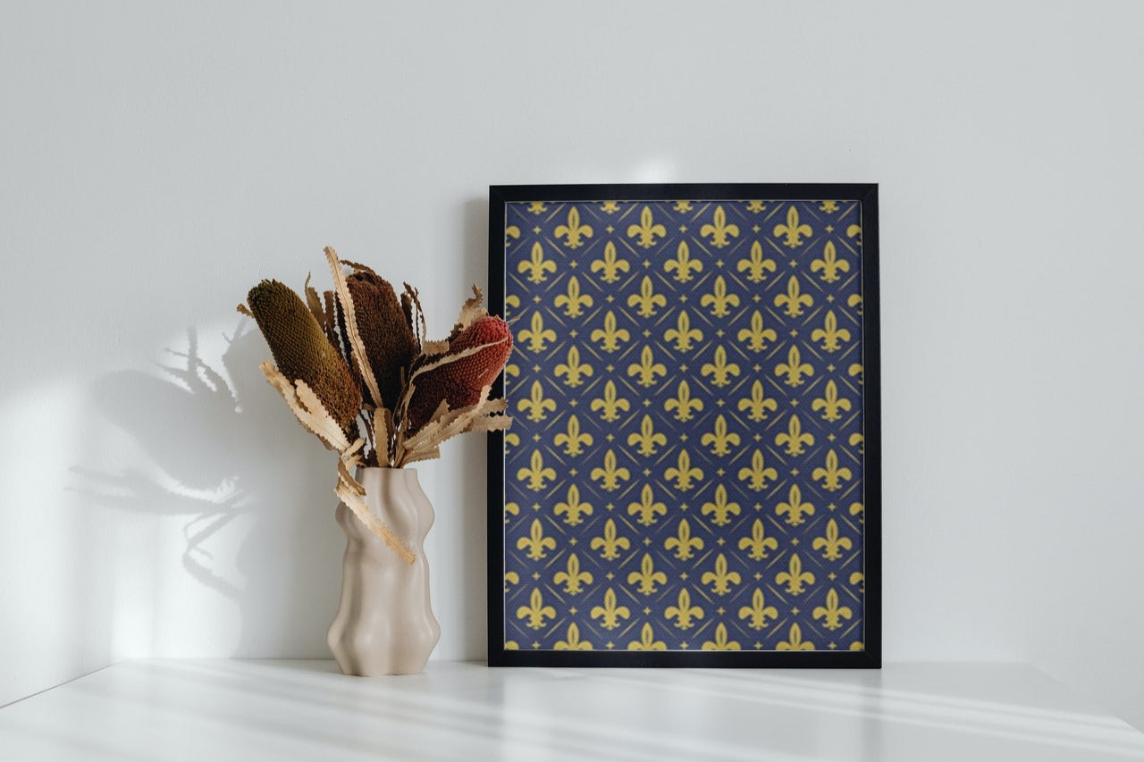 ljiljani | slika (poster) – slika sa simbolima ljiljana