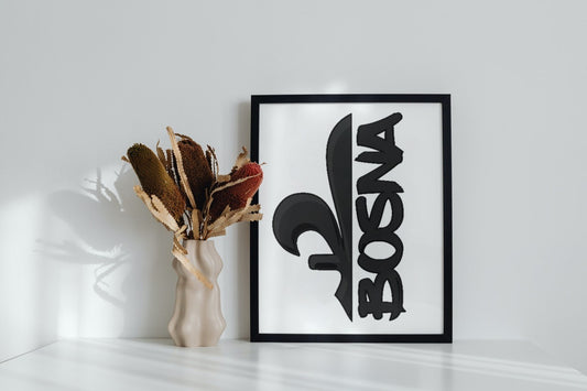 bosna ljiljan | slika (poster) – slika sa simbolima ljiljana