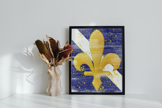 ljiljan | slika (poster) – slika sa simbolima ljiljana