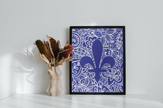 ljiljan | slika (poster) – slika sa simbolima ljiljana