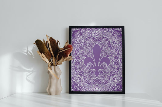 ljiljan | slika (poster) – slika sa simbolima ljiljana