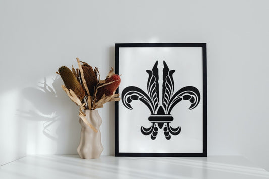 ljiljan | slika (poster) – slika sa simbolima ljiljana