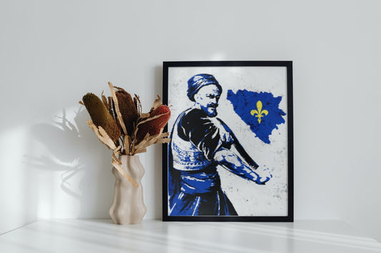 zmaj od bosne | slika (poster) – posteljina sa zmajem od bosne