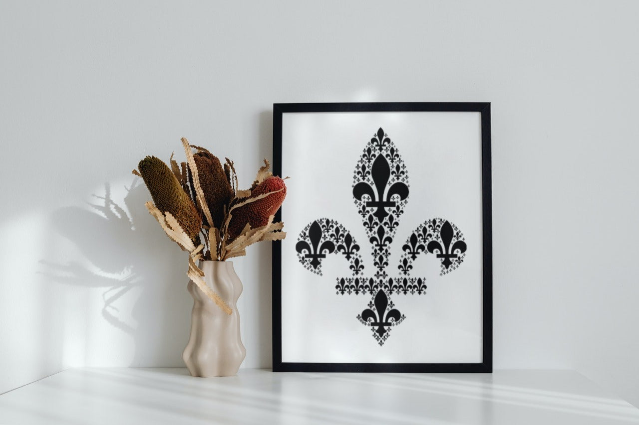 ljiljani u ljiljanu | slika (poster) – slika sa simbolima ljiljana