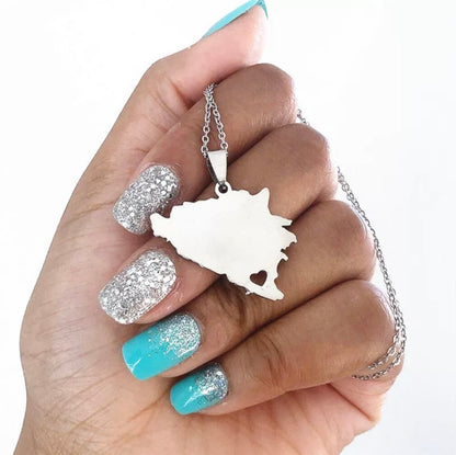 granice ljubavi | lanac – lančić s granicama Bosne